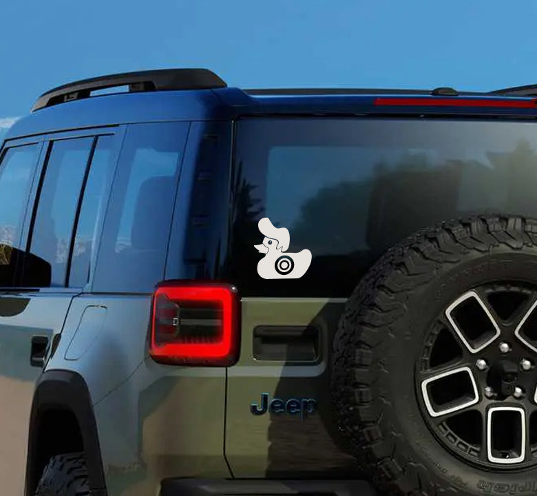 Elvis Duck Target Decal