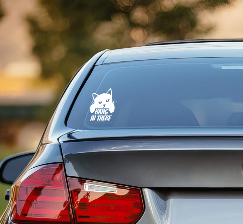 Hang In There Kitty - Pet Decal