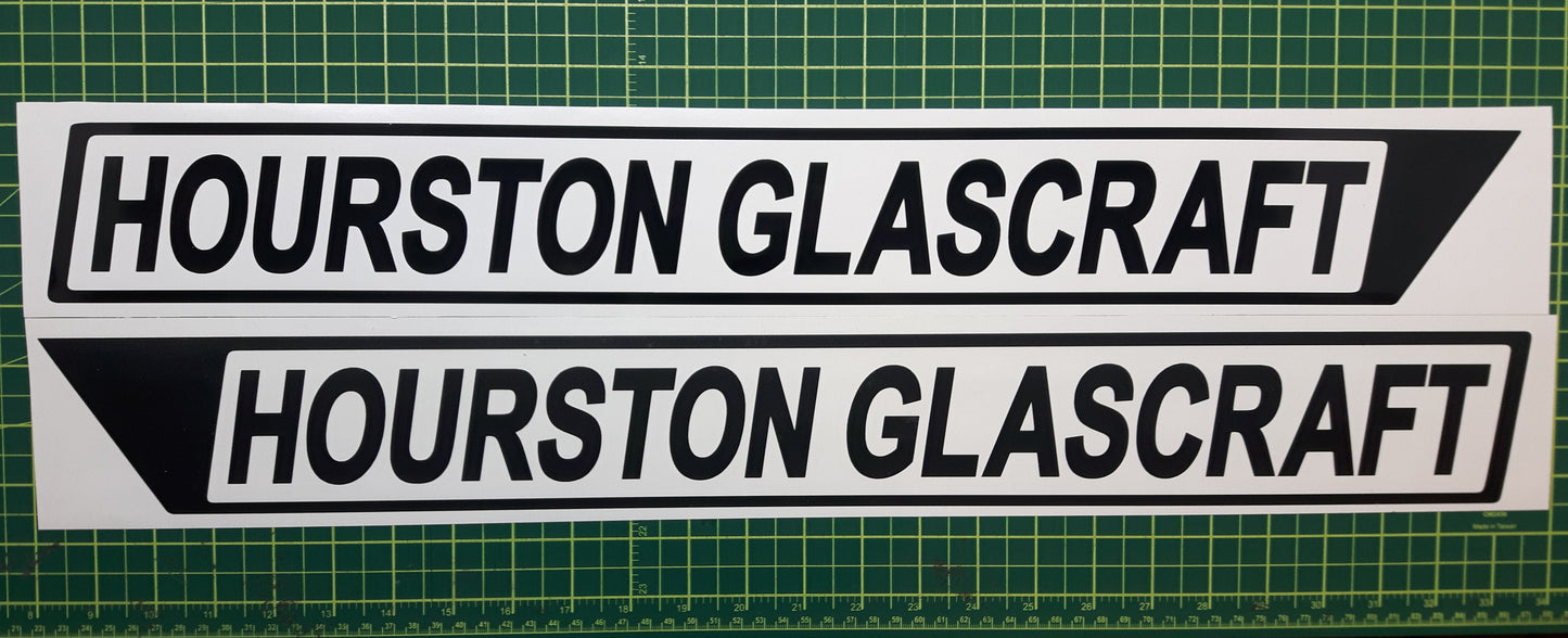 Hourston Glascraft Decals