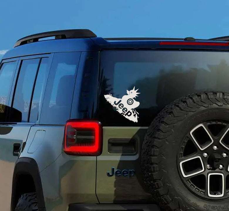 Punk Duck Target Island Decal