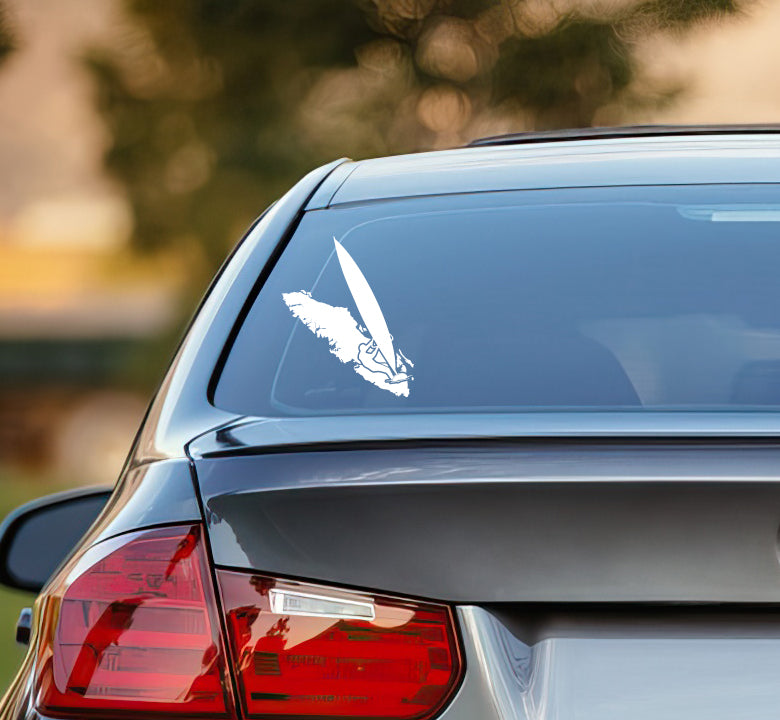 Windsurfing Island Decal