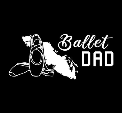 Ballet Dad Slippers - Proud Parent Island Decal