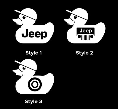Baseball Cap Duck Target Decal