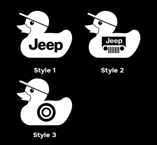 Baseball Cap Duck Target Decal