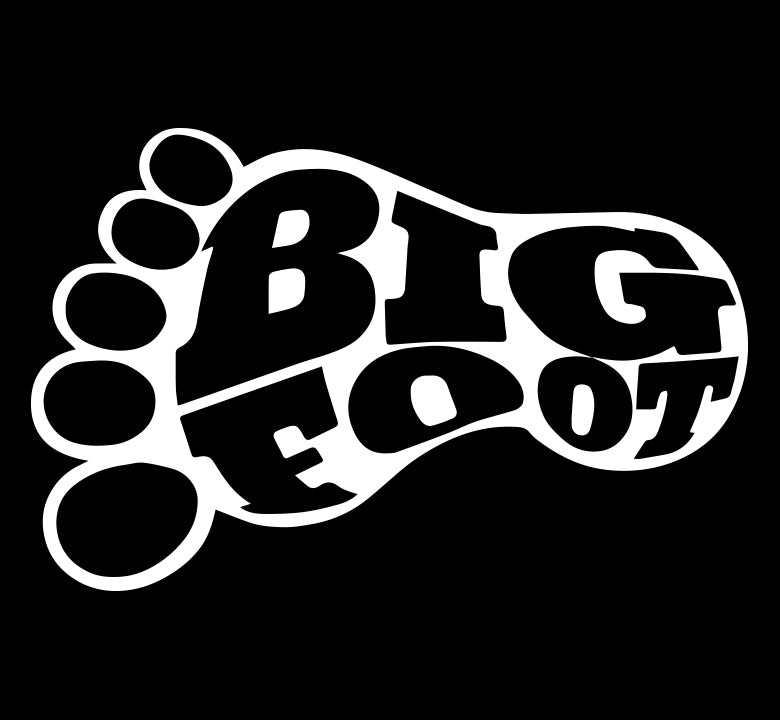Bigfoot Footprint Cut-out Decal