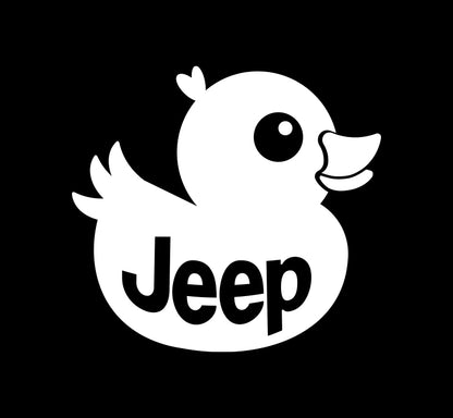 Big Eyed Jeep Cutie Ducking Decal