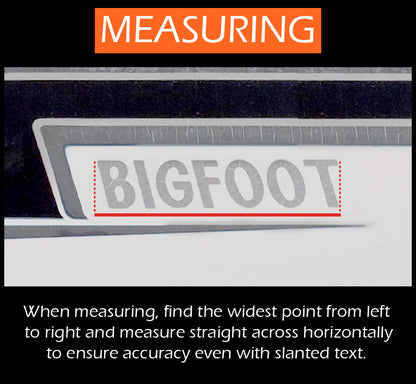 Bigfoot RV Camper Replacement Decals