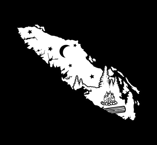 Island Nights Bonfire Decal