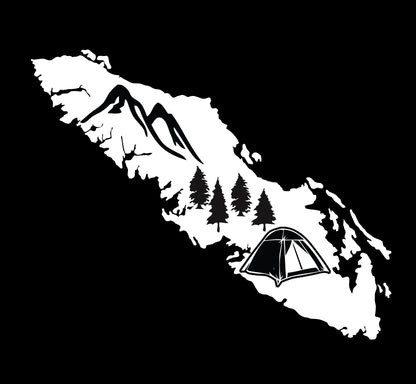 Forest Camping Decal