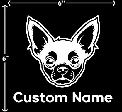 Chihuahua - Customizable Pet Decal