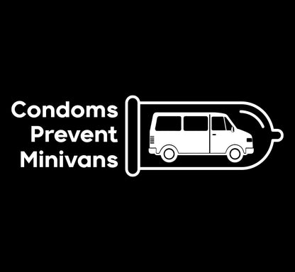 Safety First Anti-Minivan Decal