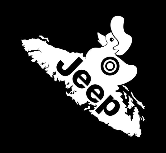 Elvis Duck Target Island Decal