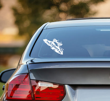 Explore Wilderness Jeep Island Decal