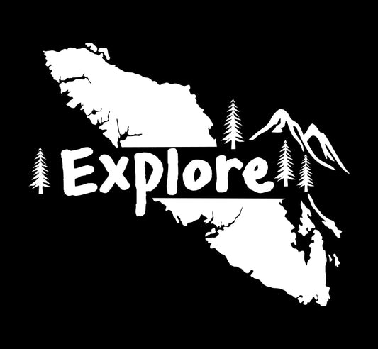 Explore Wilderness Island Decal