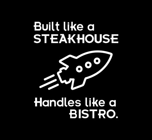 Built Like a Steakhouse Decal