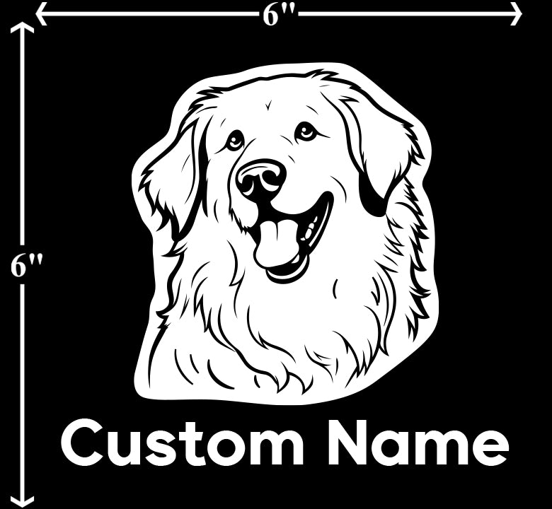 Great Pyrenees - Customizable Pet Decal