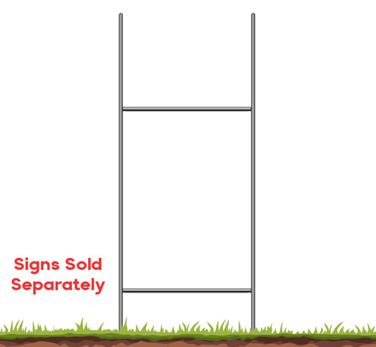 H-Stake for Corrugated Plastic Signs | Lawn Sign Stake