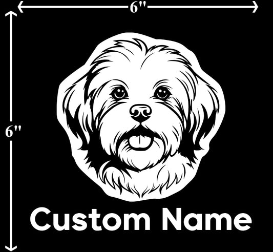 Havanese - Customizable Pet Decal