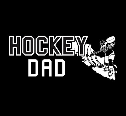 Hockey Dad Player - Proud Parent Island Decal