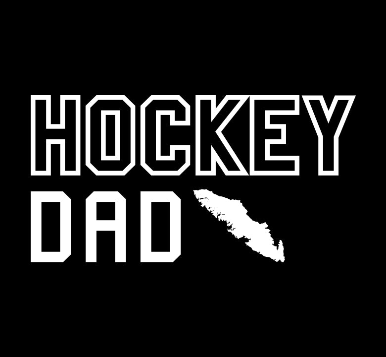 Hockey Dad Island - Proud Parent Decal