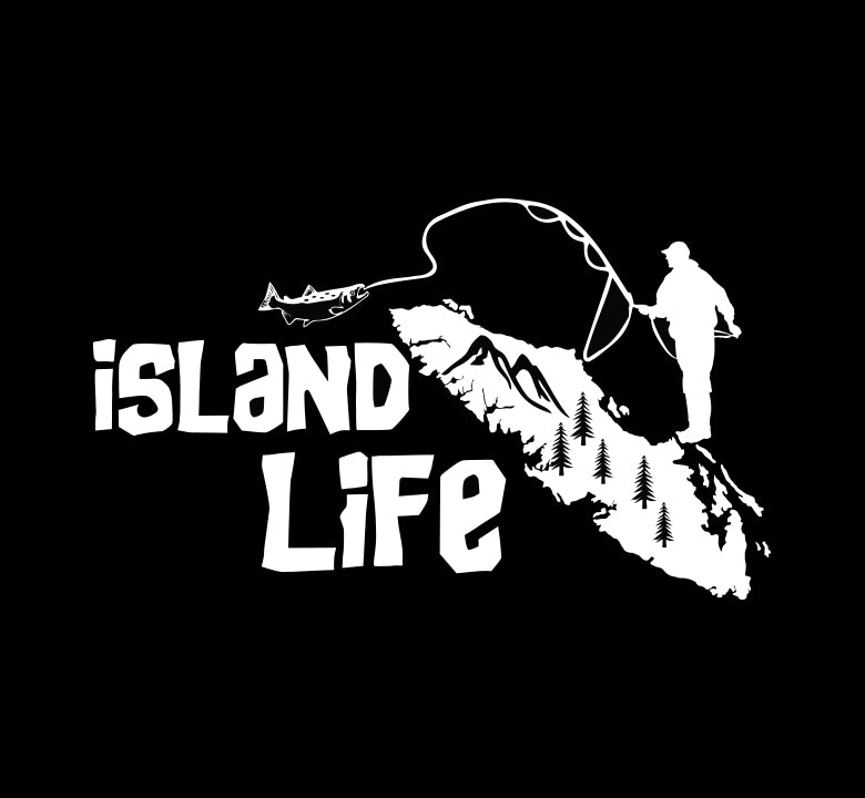 Angler Catching Salmon - Island Life