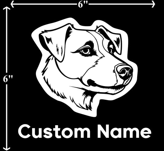 Jack Russell Terrier - Customizable Pet Decal