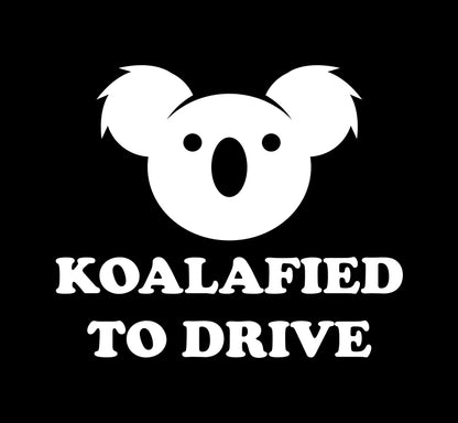 Koala-fied to Drive Head Decal