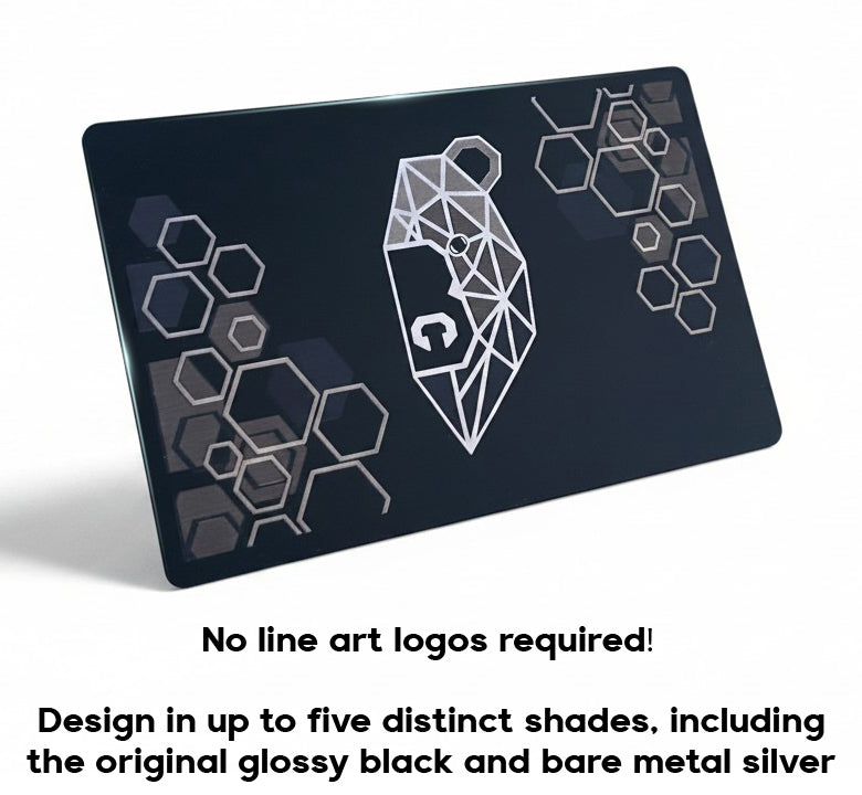 Lightweight Metal Business Cards – Engraved