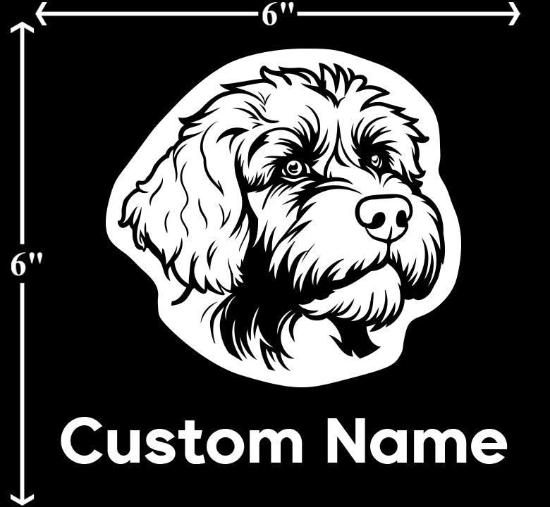 Portuguese Water Dog - Customizable Pet Decal