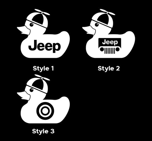 Whirly Hat Duck Target Decal