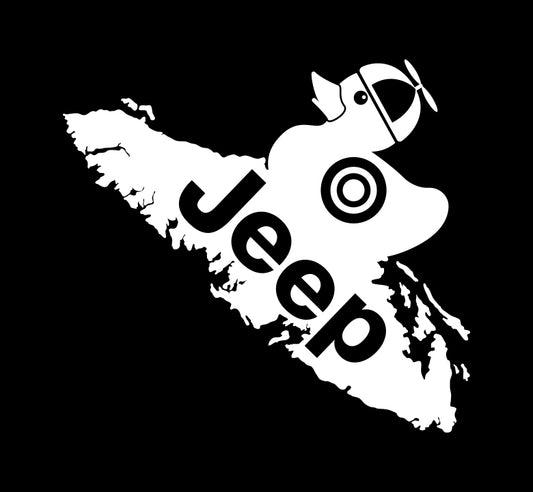 Whirly Hat Duck Target Island Decal