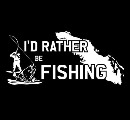 I'd Rather Be Fishing - Salmon & Waders Island