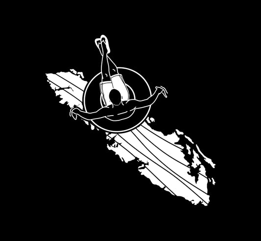 Guy River Tubing from Above Island Decal