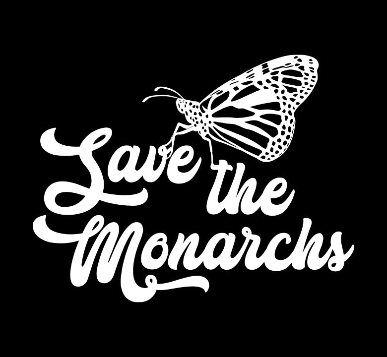 Save the Monarchs Butterfly Decal