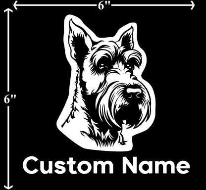 Scottish Terrier - Customizable Pet Decal