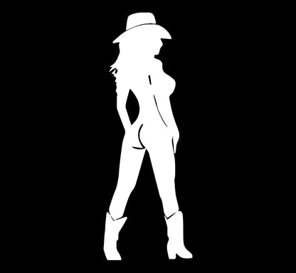 Howdy, Darling Pin-up Decal