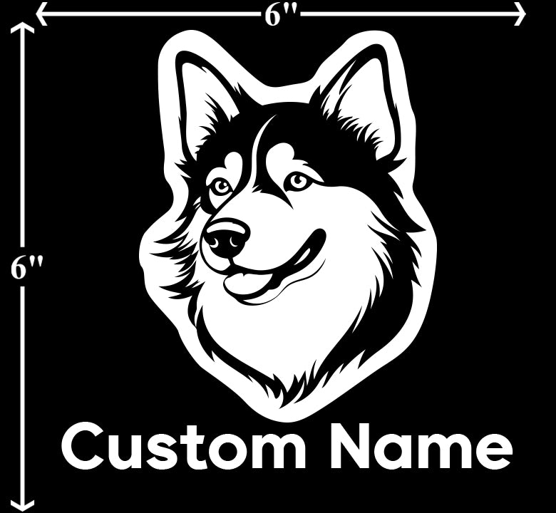 Serbian Husky - Customizable Pet Decal