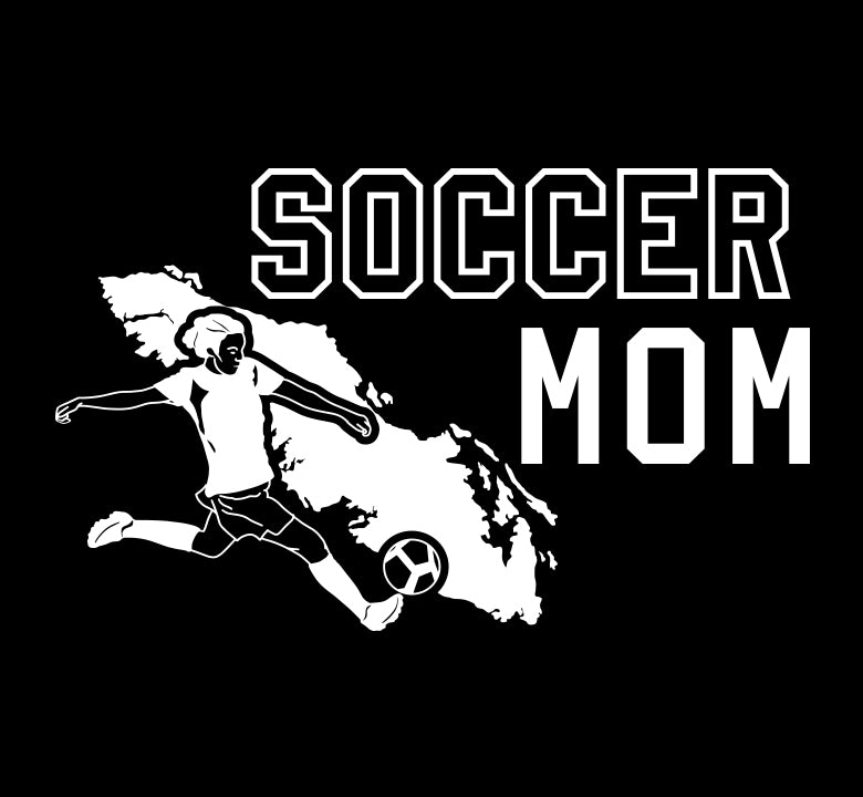Soccer Girl Mom - Proud Parent Island Decal