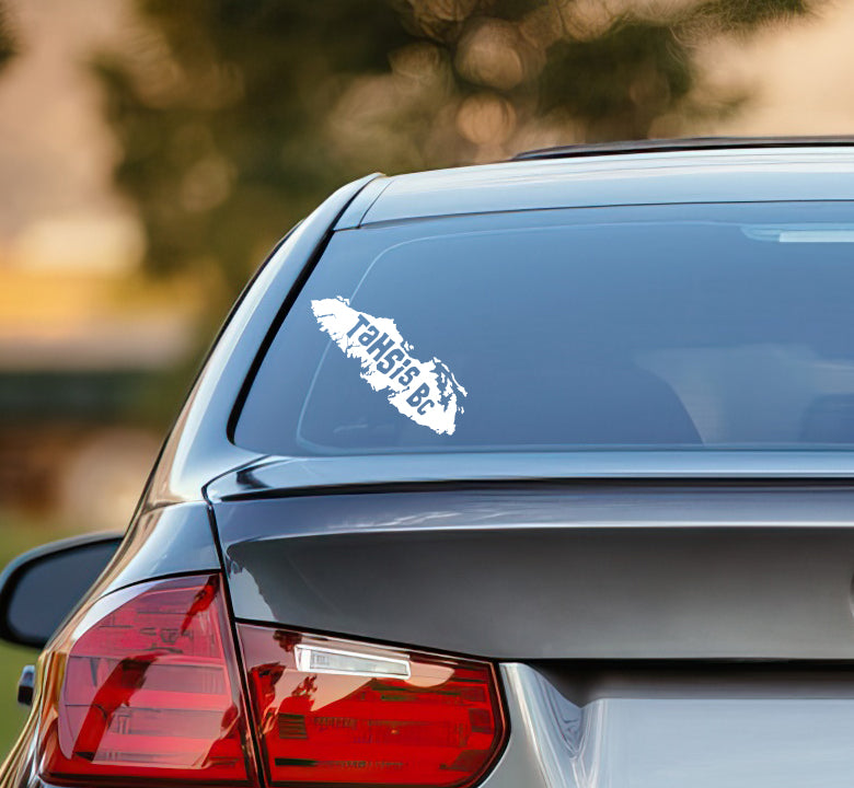 Tahsis - City Name Decal