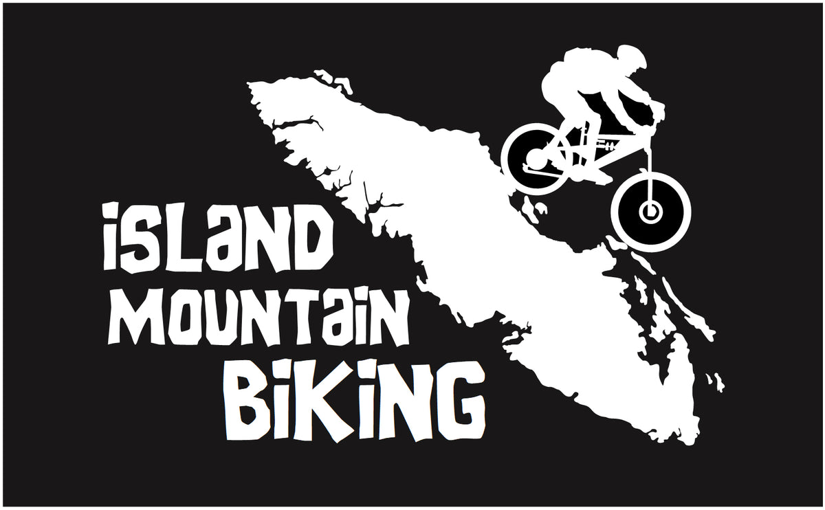 Biker Fall Ride Decals Mountain Biker Ride The Island Decal – Vancouver Island Decals
