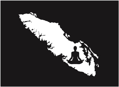 Meditation Girl Inside Island