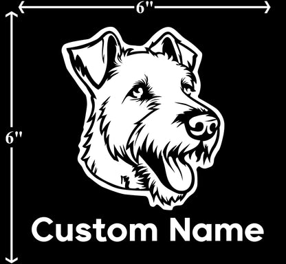 Wheaten Terrier - Customizable Pet Decal