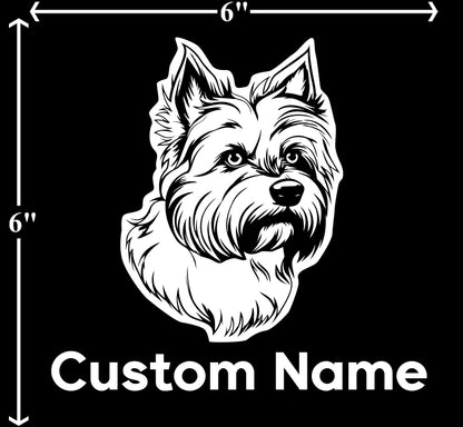 Yorkshire Terrier - Customizable Pet Decal