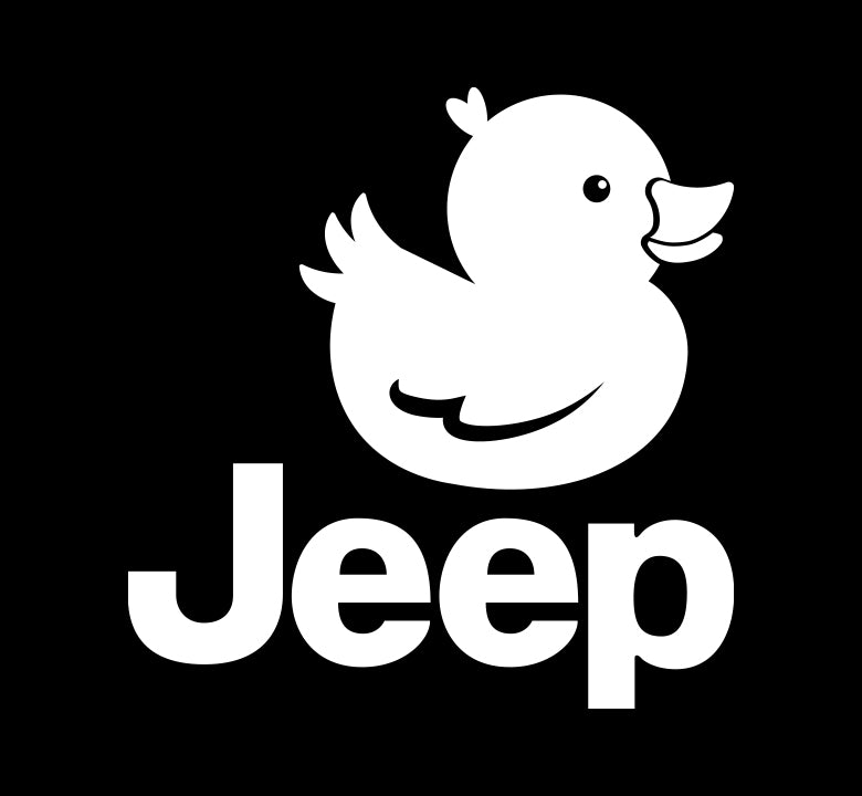 Ducking Cutie Jeep Logo Decal