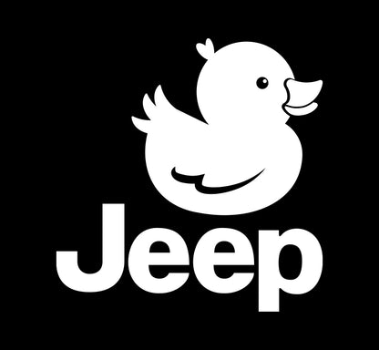 Ducking Cutie Jeep Logo Decal