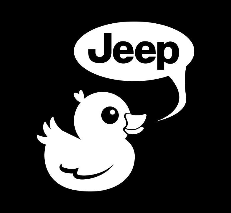 Big Eyed Jeep Quacker Decal